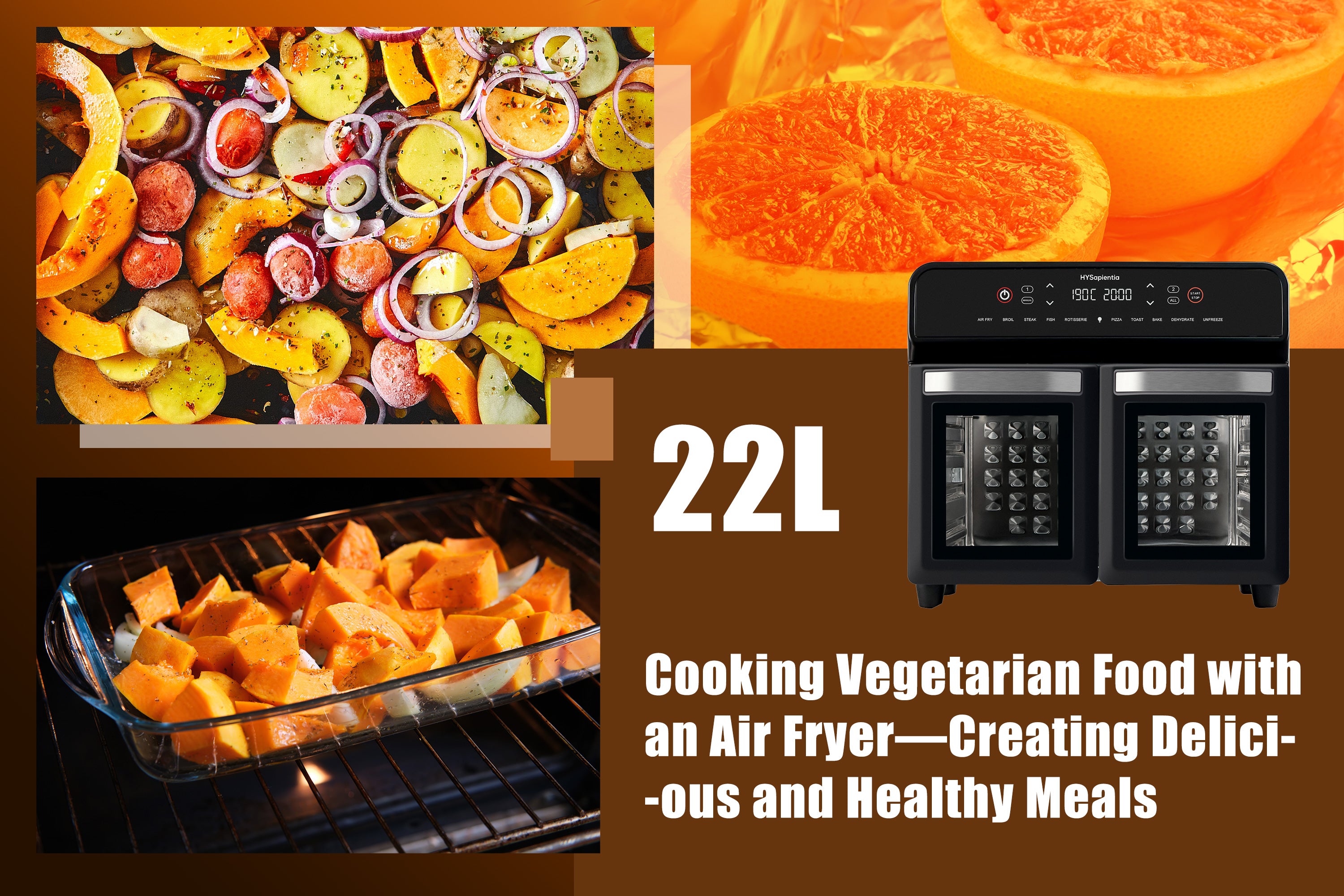 Cooking Vegetarian Food with an Air Fryer—Creating Delicious and Healt