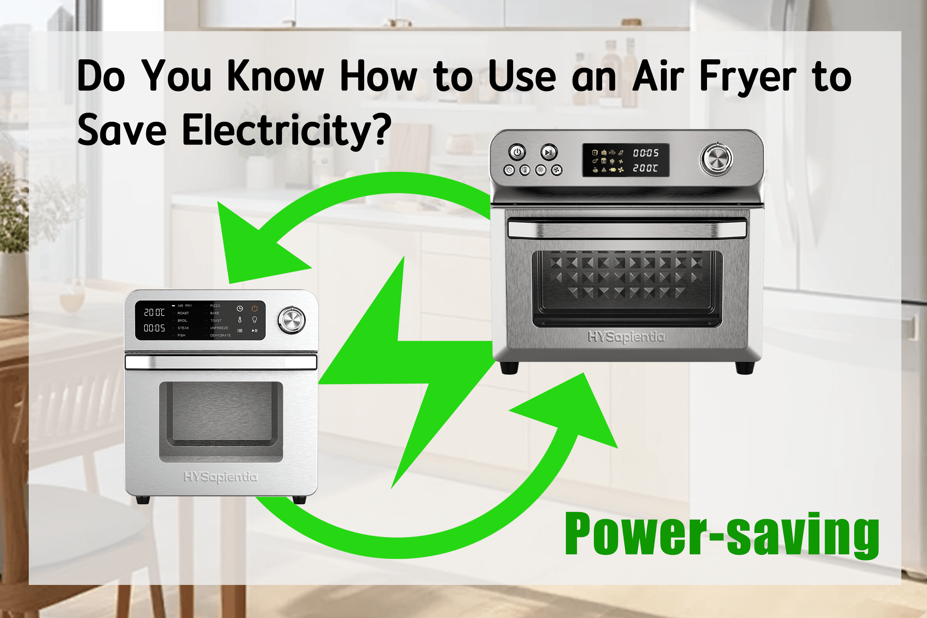 EnergyEfficient Cooking with HYSapientia Air Fryers