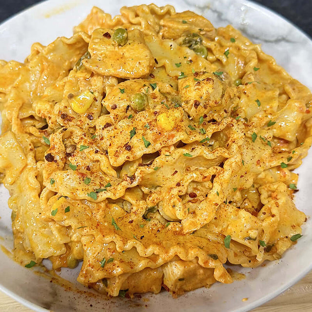 Unexpectedly Delicious! Air Fryer Oven Peri Peri Mafaldine Pasta Bake