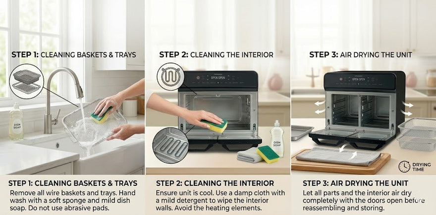 How to Clean an Air Fryer Oven?