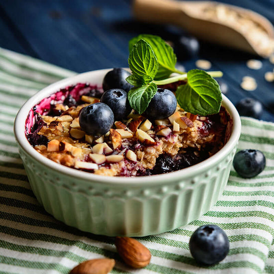 Blueberry Baked Oats Recipe - HYSA KITCHEN