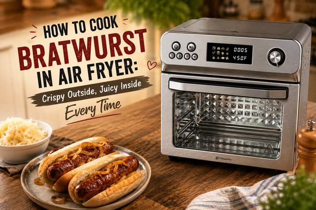 How to Cook Bratwurst in Air Fryer: Crispy Outside, Juicy Inside Every Time