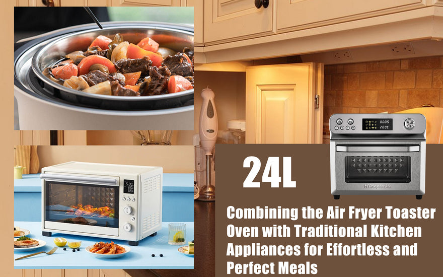 Combining the Air Fryer Toaster Oven with Traditional Kitchen Appliances for Effortless and Perfect Meals