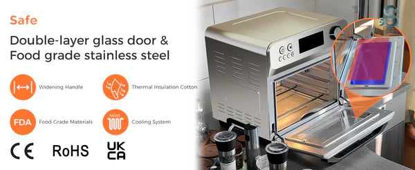 The HYSapientia Air Fryer Oven: A Game Changer for Cooking Efficiency