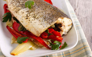 Air Fryer Oven Roast Sea Bass By HYSA KITCHEN