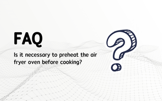 Is it necessary to preheat the air fryer oven before cooking?