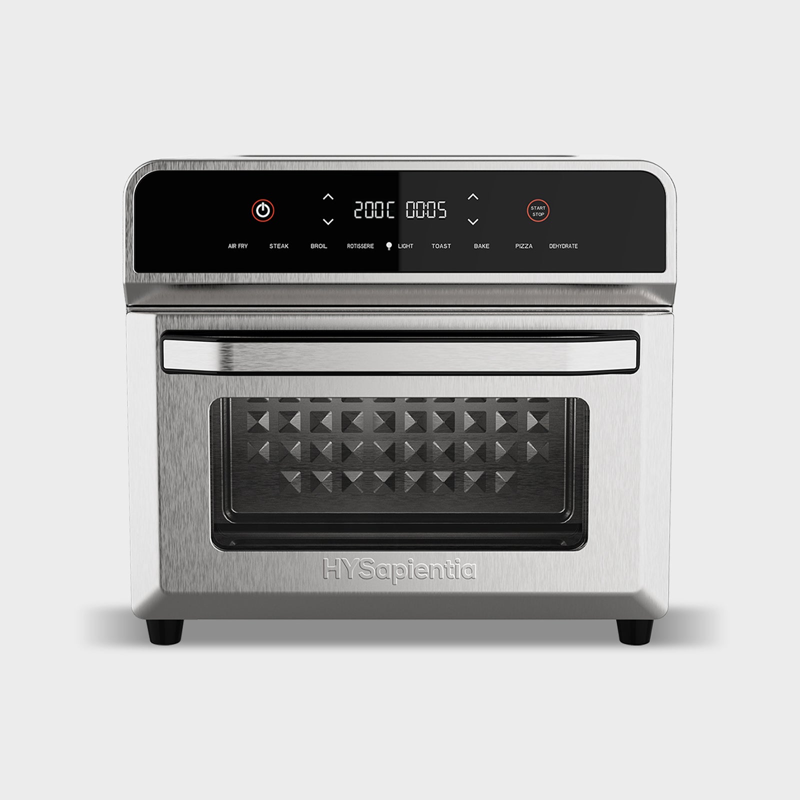 8-in-1-Luftfritteusen-Ofen, große digitale LED-Bildschirmsteuerung 
