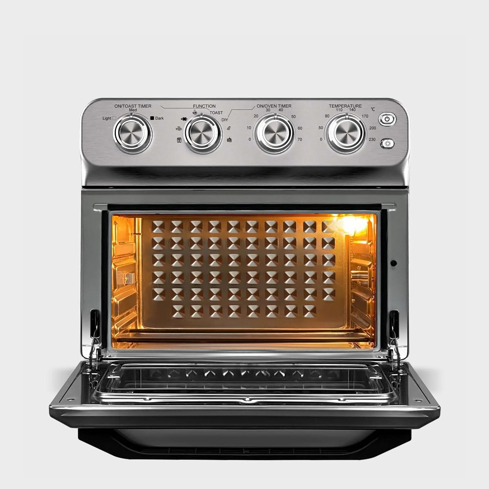 HYSapientia 24L Air fryer oven with rotisserie Toaster Oven