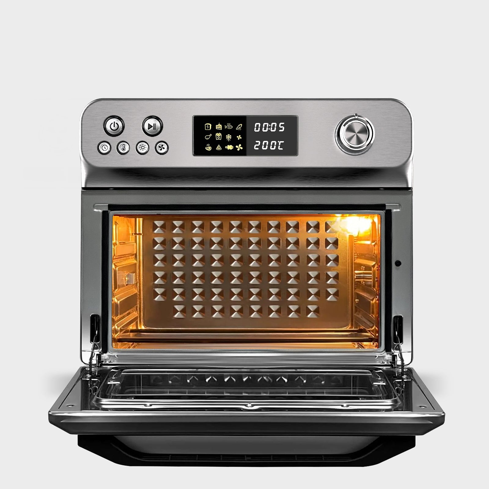 HYSapientia 24L Digital Large Air Fryer Oven 10-In-1 Toaster Oven